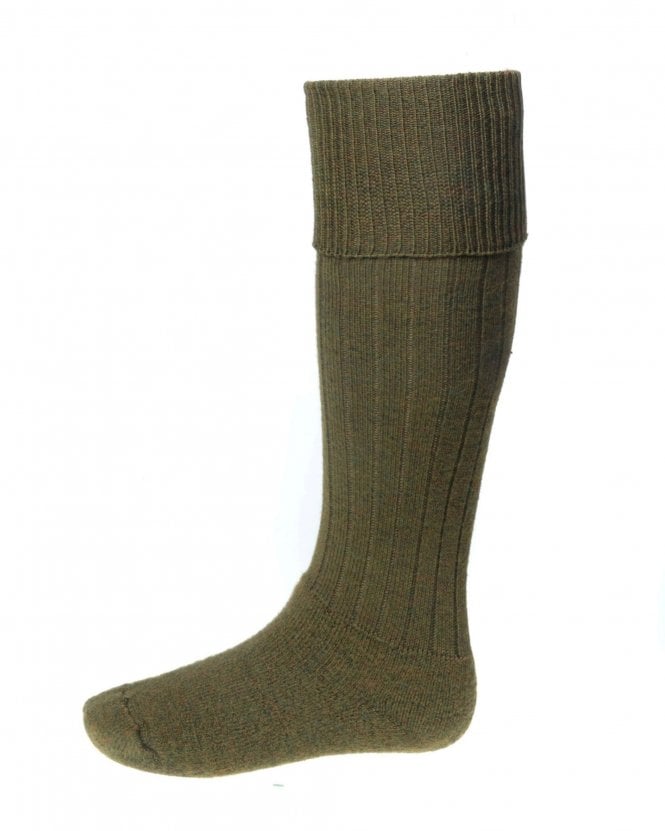 House Of Cheviot Socks - Scarba Bracken