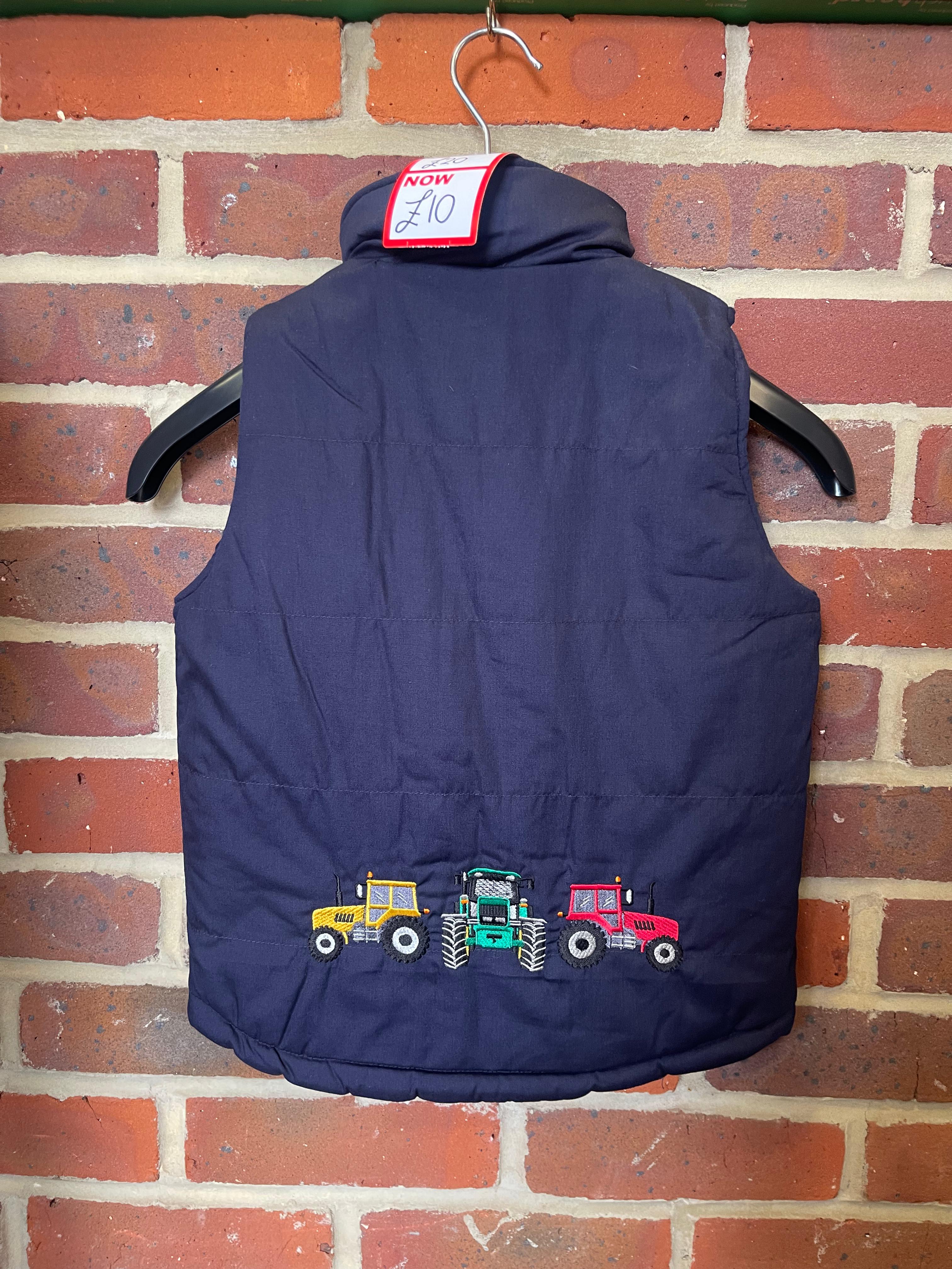 Children's Tractor Logo Gilet