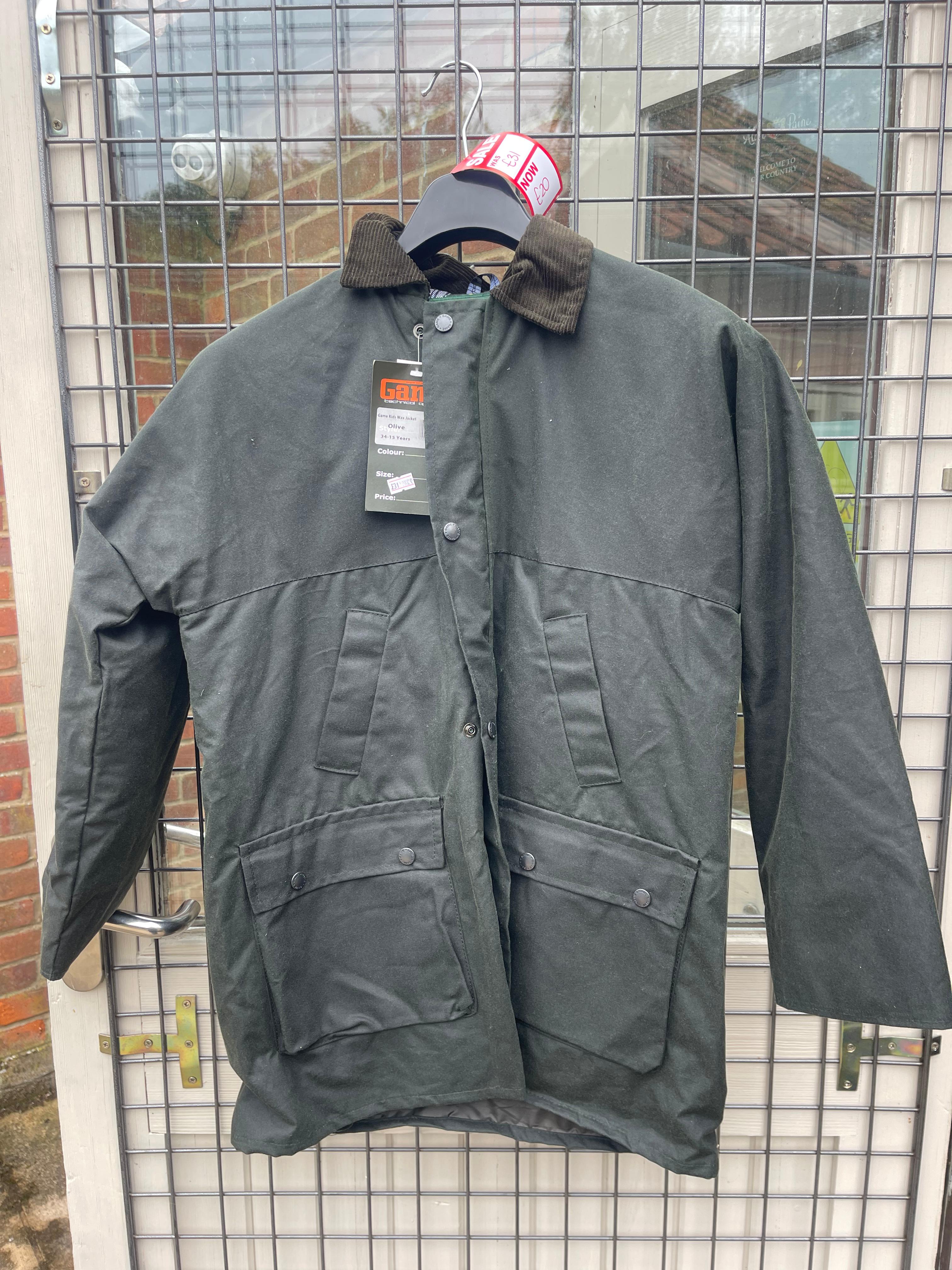 Children's Wax Jacket