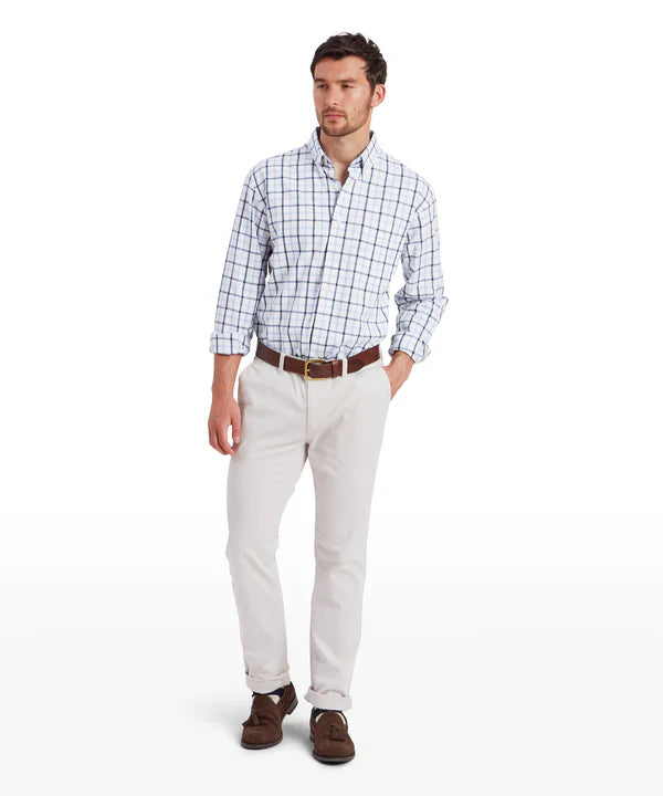 Brancaster Classic Shirt - Imperial Blue Check
