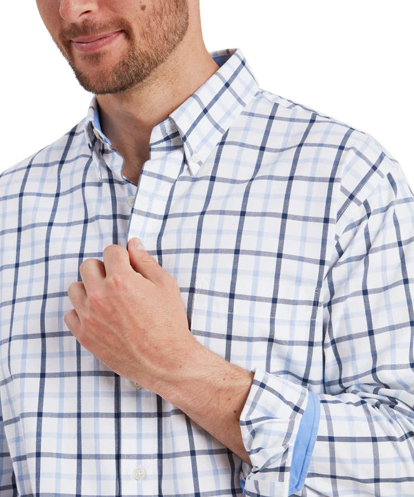 Brancaster Classic Shirt - Imperial Blue Check