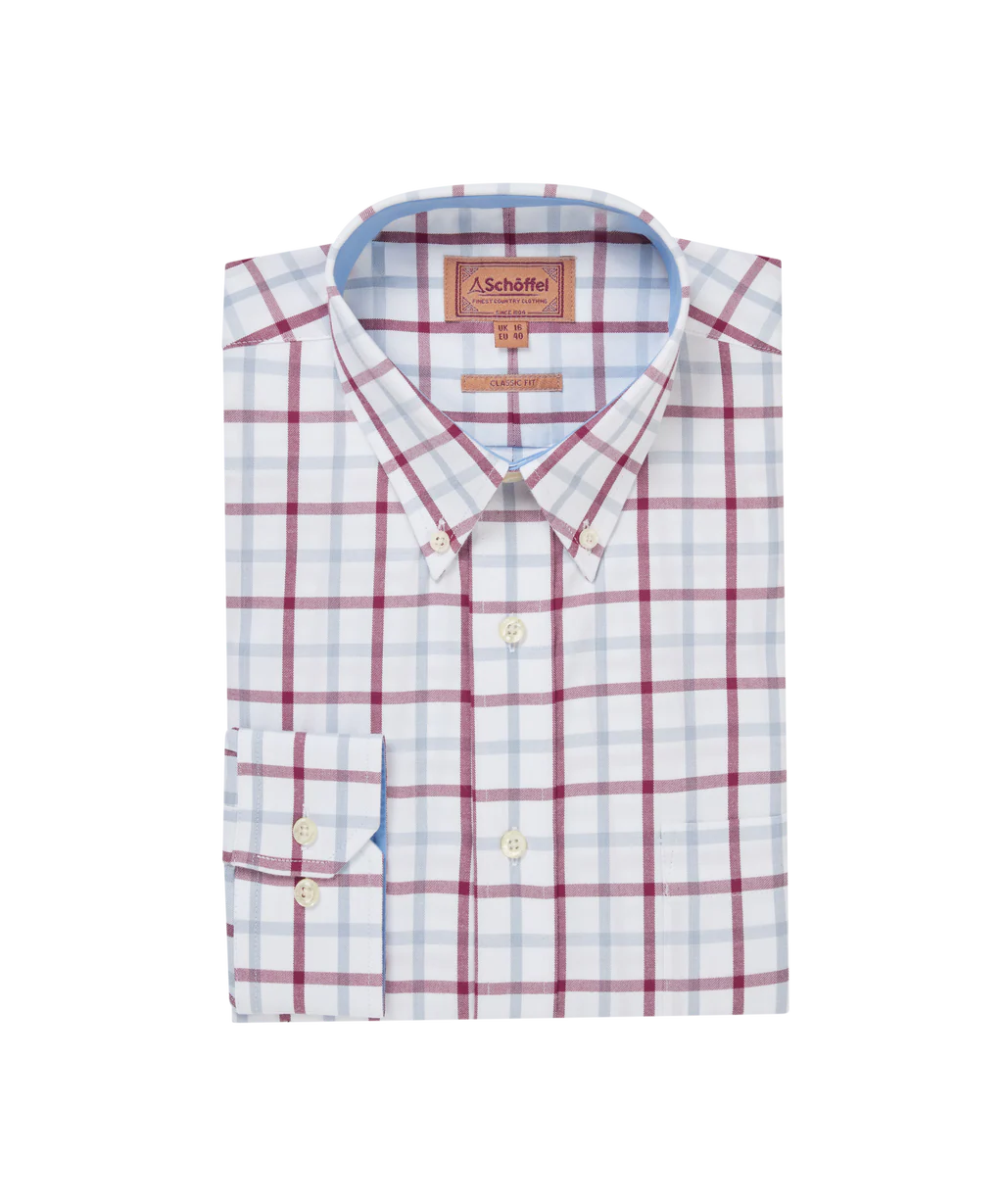 Brancaster Classic Shirt - Mountain Blue Check