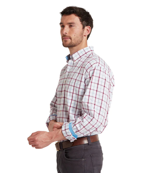 Brancaster Classic Shirt - Mountain Blue Check