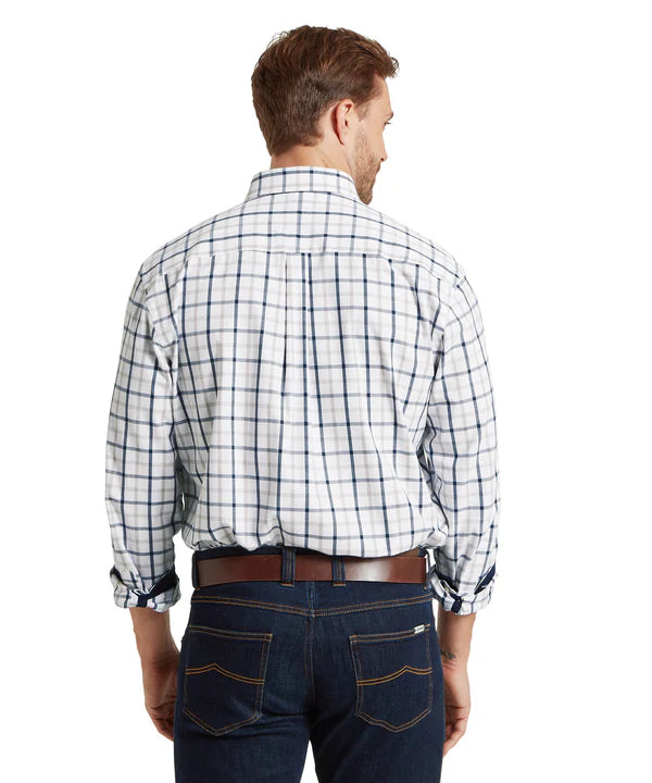 Brancaster Classic Shirt - Oxford Navy Check