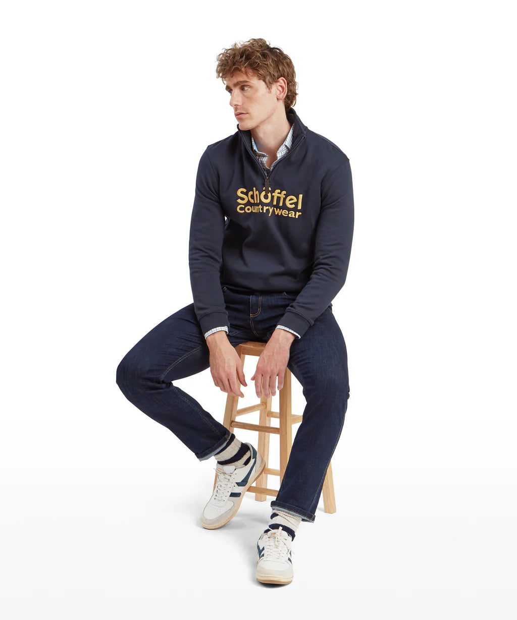 Schoffel Mens Bude Sweatshirt - Navy