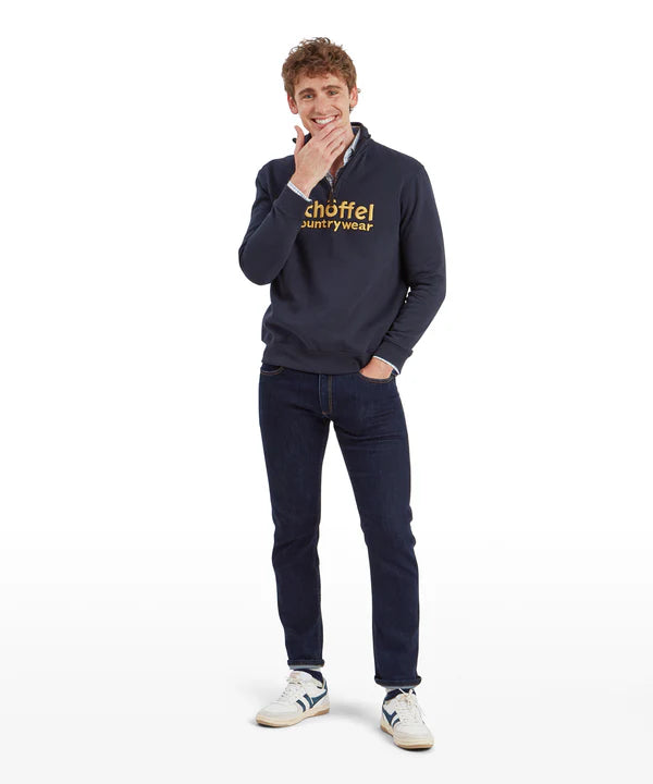 Schoffel Mens Bude Sweatshirt - Navy