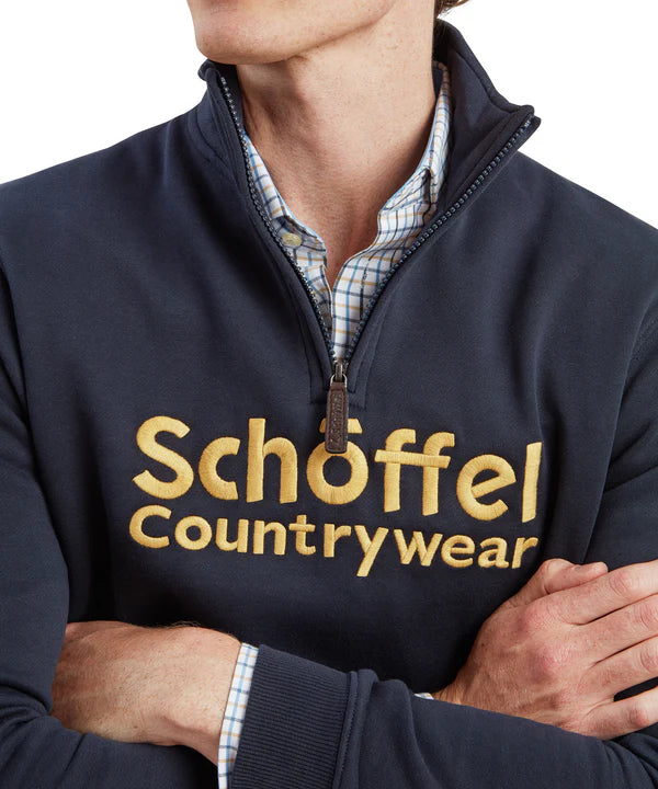 Schoffel Mens Bude Sweatshirt - Navy
