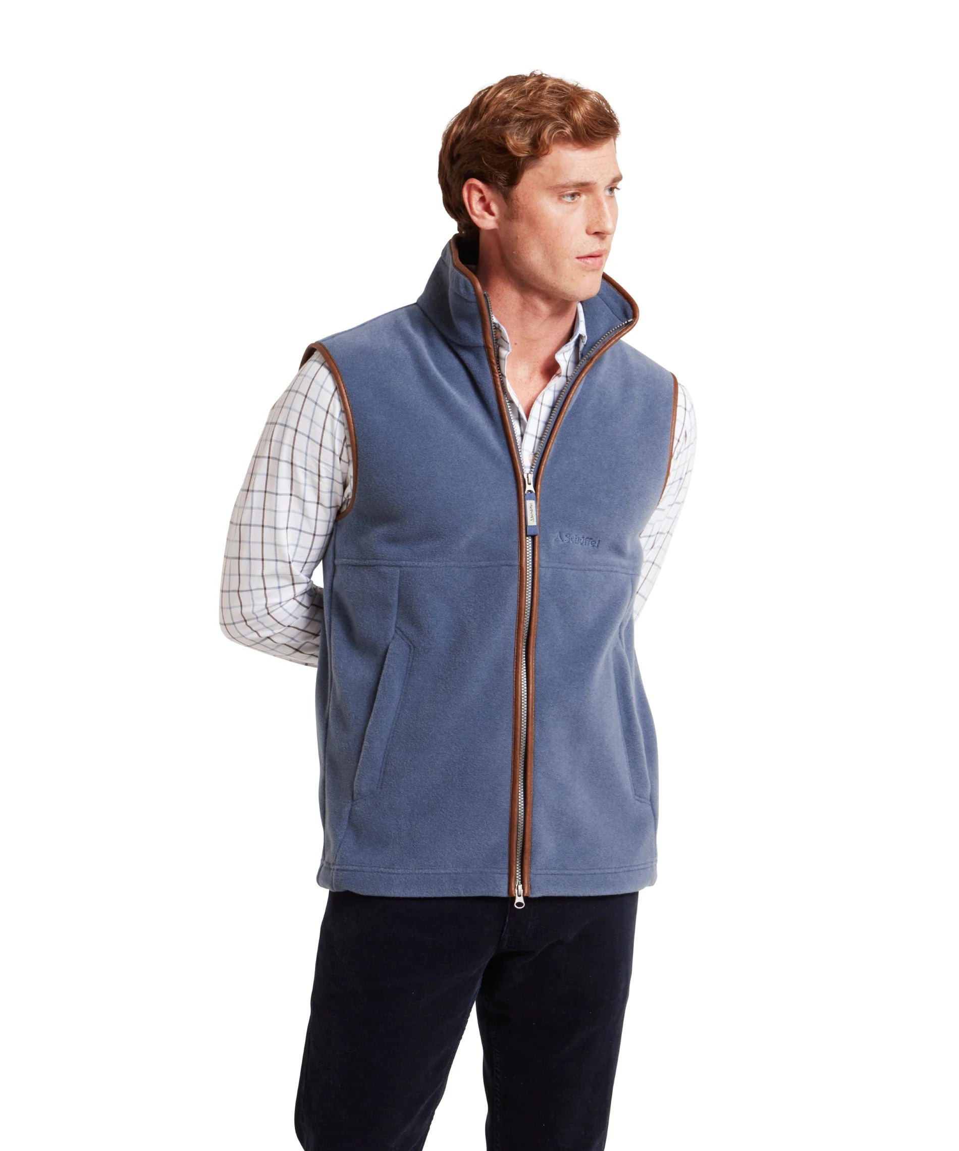 Schoffel Oakham Fleece Gilet - Storm Blue