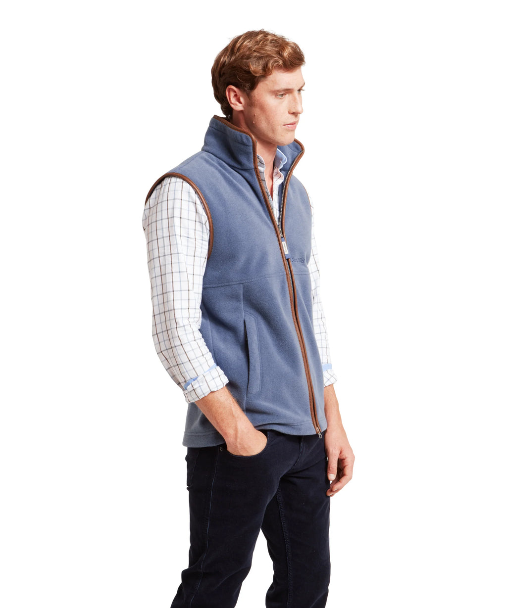 Schoffel Oakham Fleece Gilet - Storm Blue