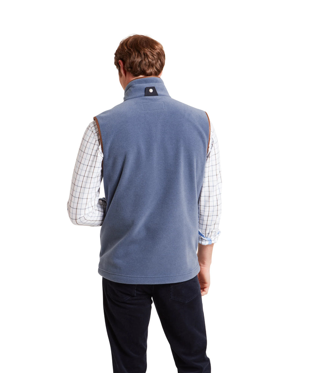 Schoffel Oakham Fleece Gilet - Storm Blue