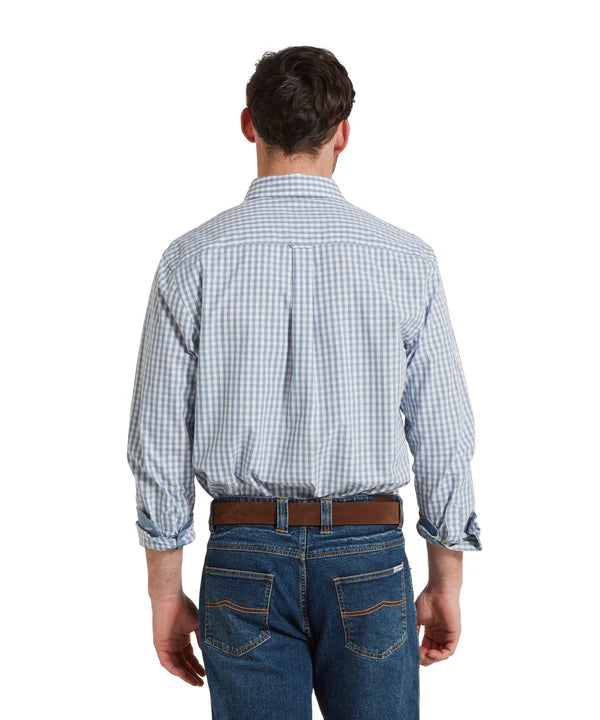 Thorpeness Tailored Shirt - Pigeon Blue