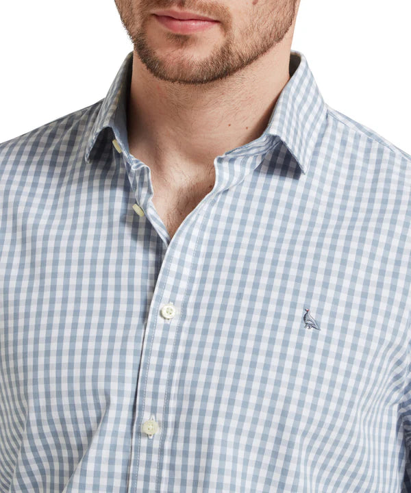 Thorpeness Tailored Shirt - Pigeon Blue