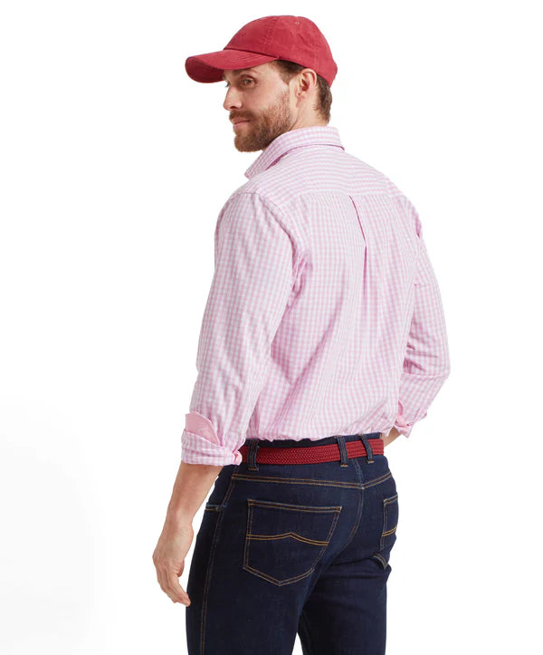 Thorpeness Tailored Shirt - Pink Check