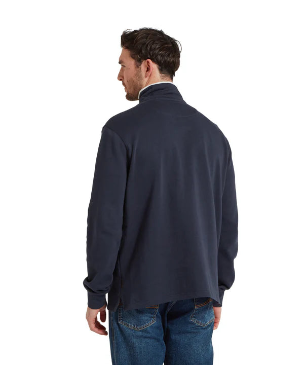 Trencrom Quarter Zip - Navy & Stone