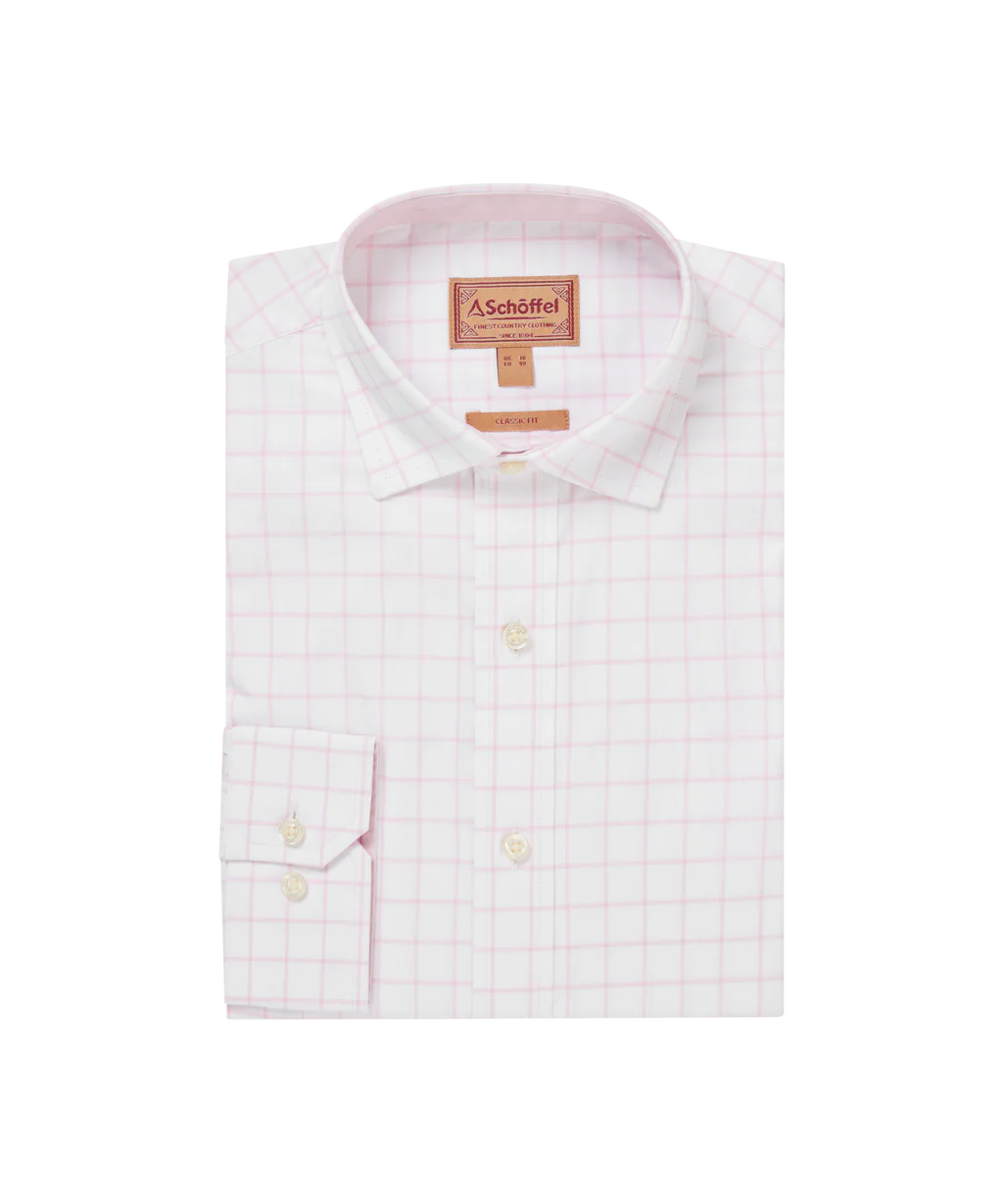 Westminster Classic Shirt - Pale Pink Check