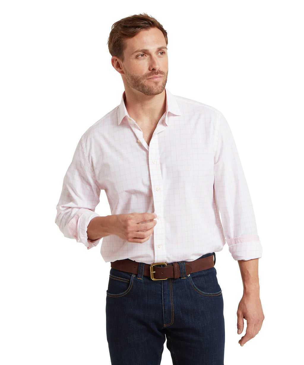 Westminster Classic Shirt - Pale Pink Check