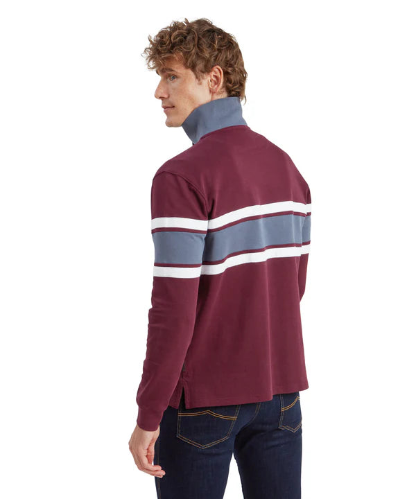 Unisex Exmouth Heritage Quarter Zip - Wine