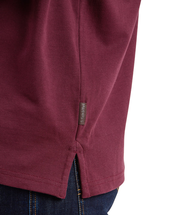 Unisex Exmouth Heritage Quarter Zip - Wine