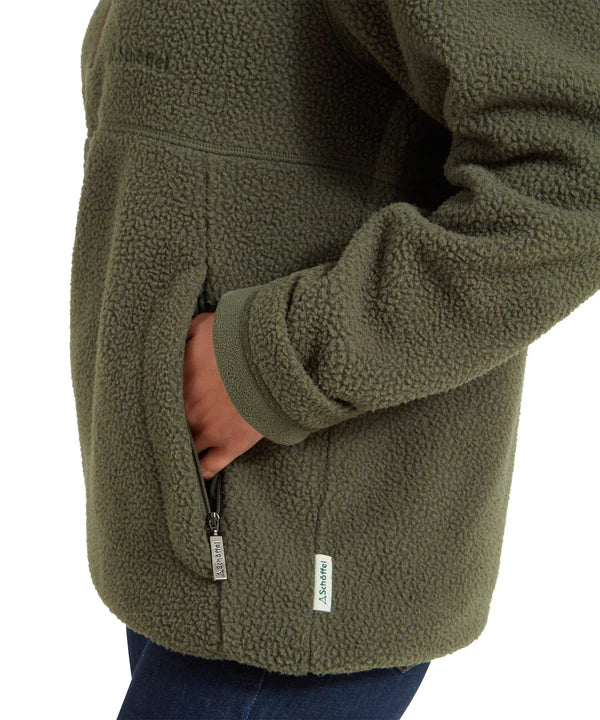 Unisex Oakham Retro Fleece - Woodland