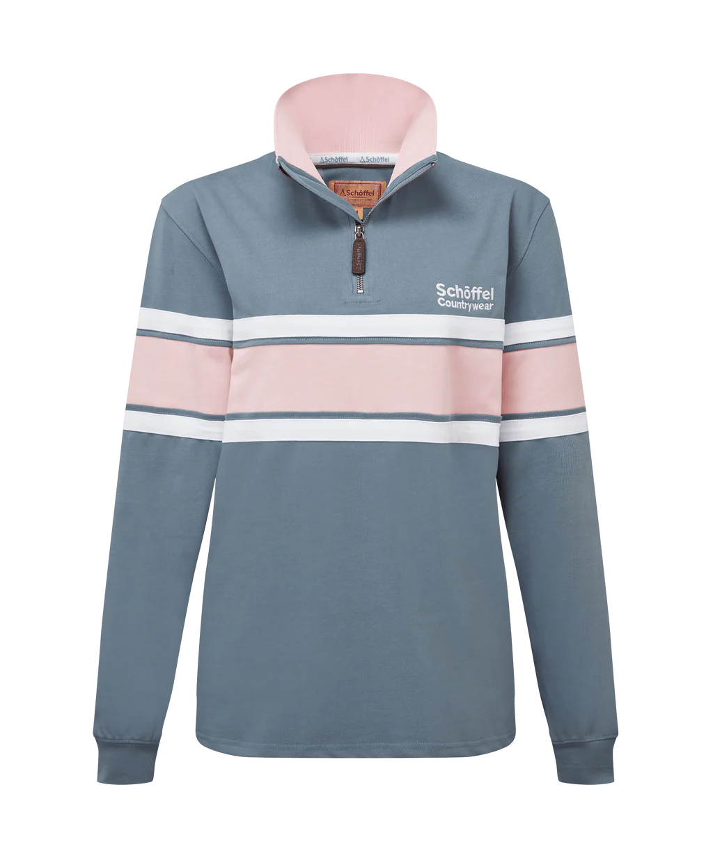 Women's Exmouth Heritage Quarter Zip - Blue