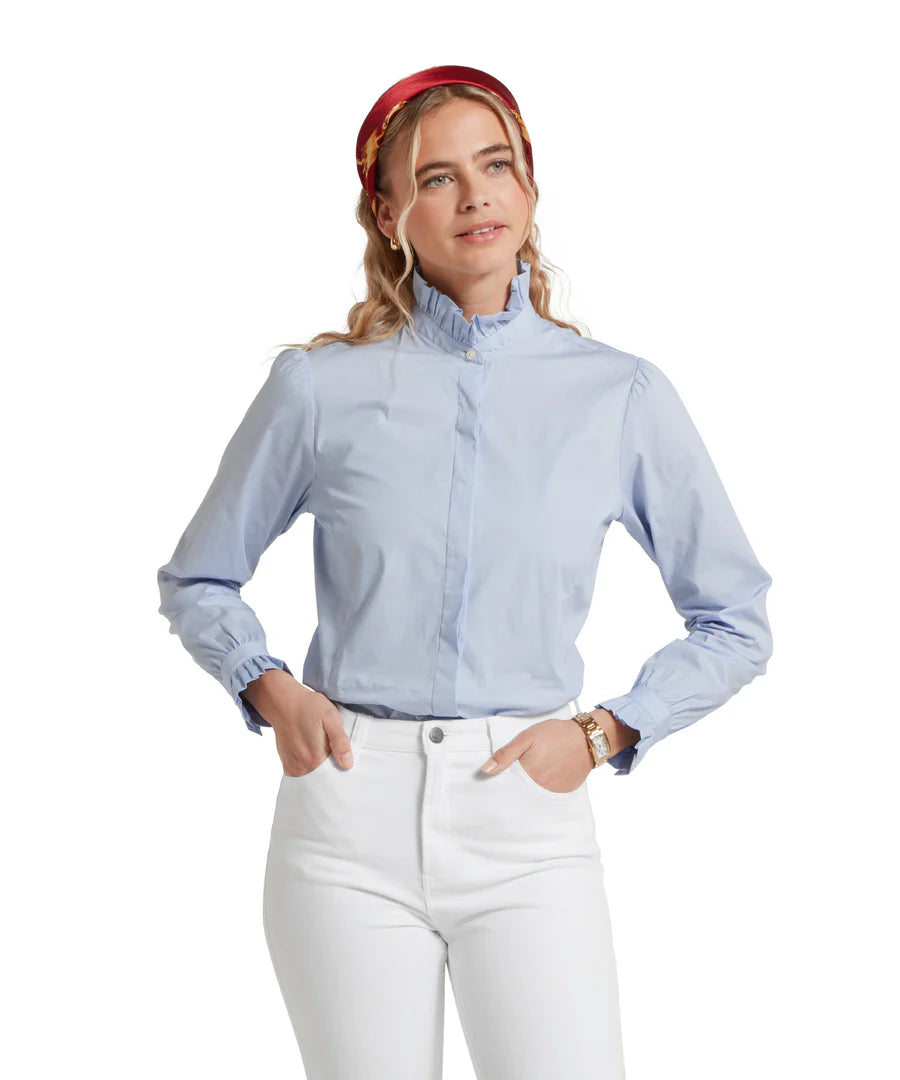 Schoffel Ladies Fakenham Shirt - Pale Blue
