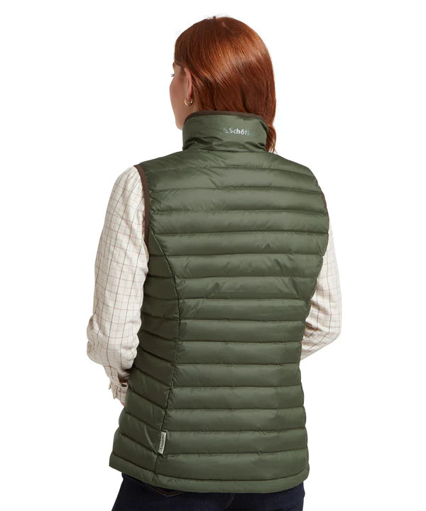 Schoffel Ladies Launde Down Gilet - Woodland