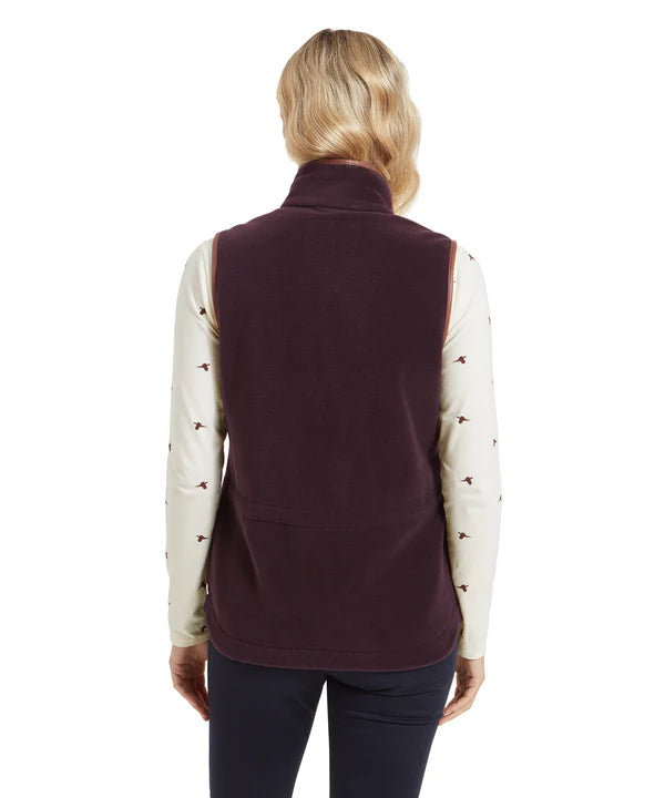 Schoffel Lyndon Fleece Gilet - Port