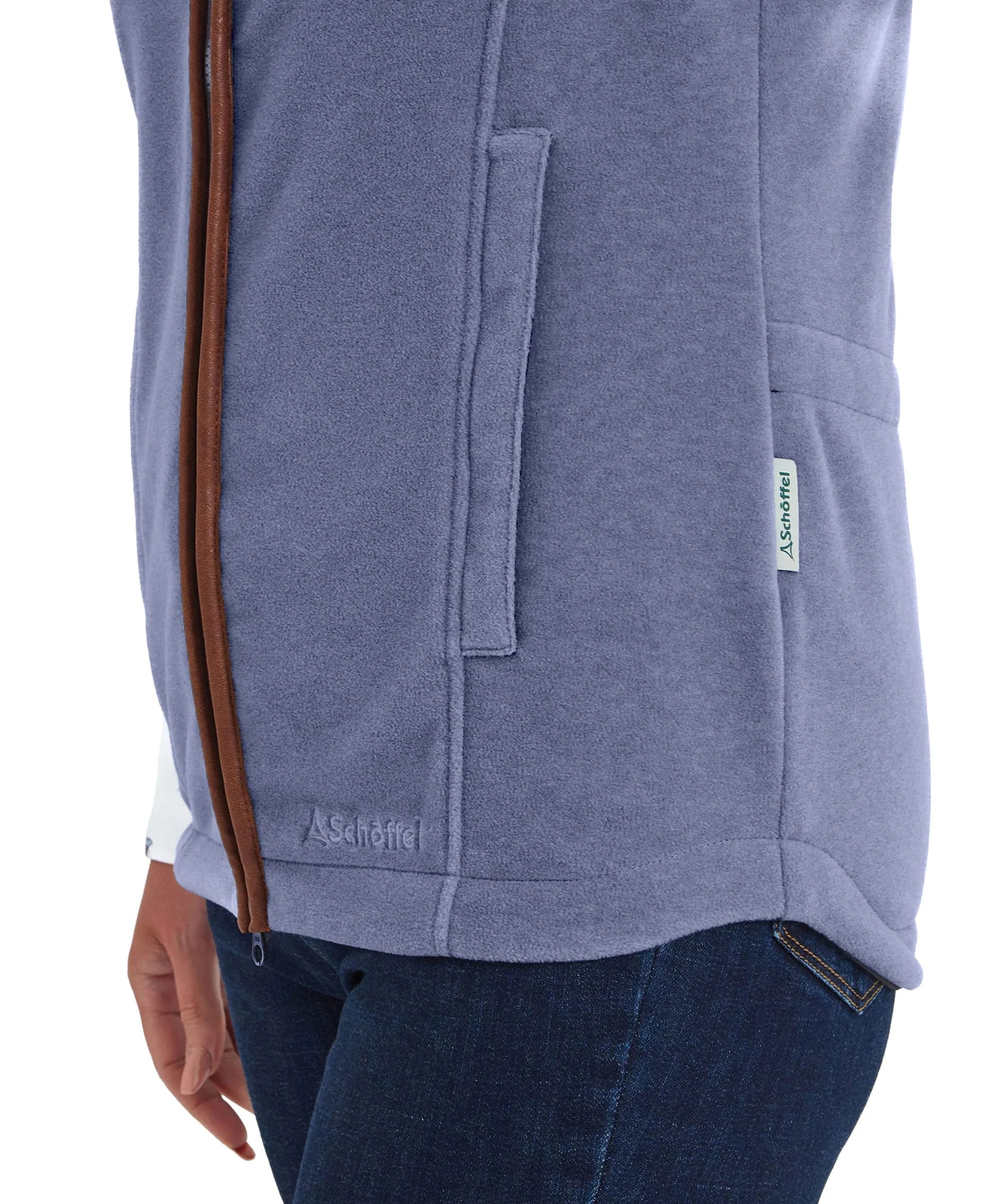 Schoffel Lyndon Fleece Gilet - Stone Blue