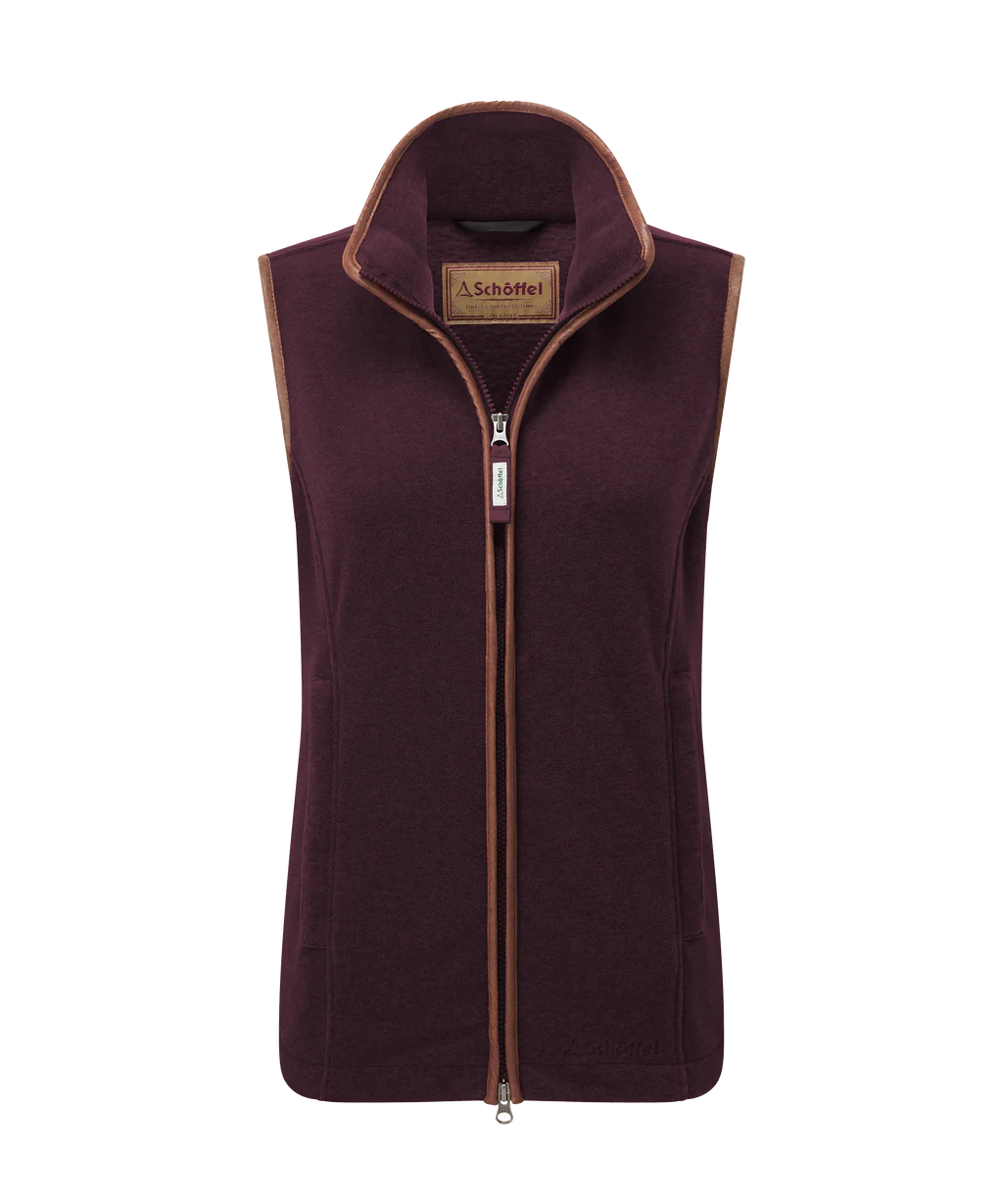 Schoffel Lyndon Fleece Gilet - Port