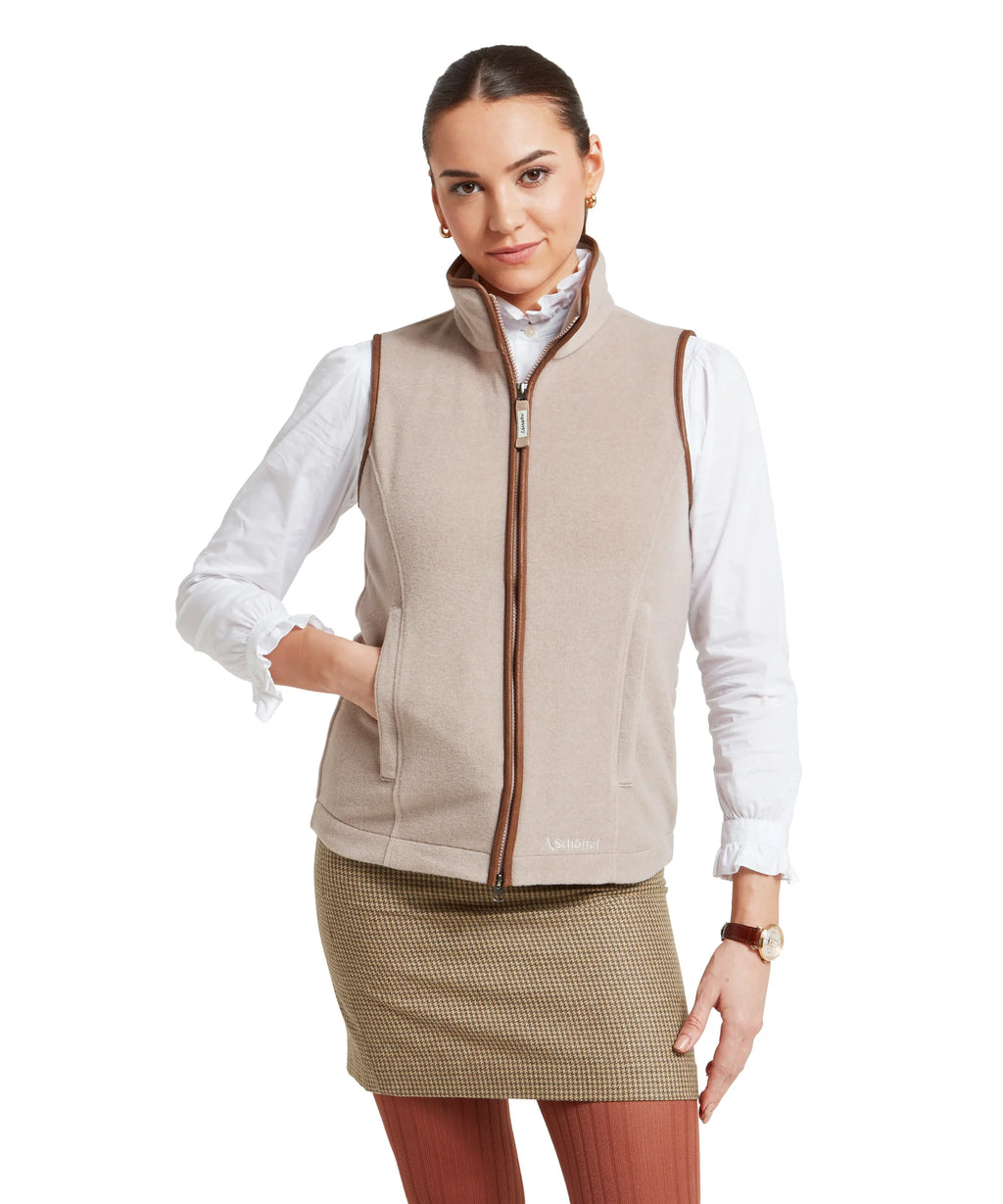 Schoffel Lyndon Fleece Gilet - Mushroom