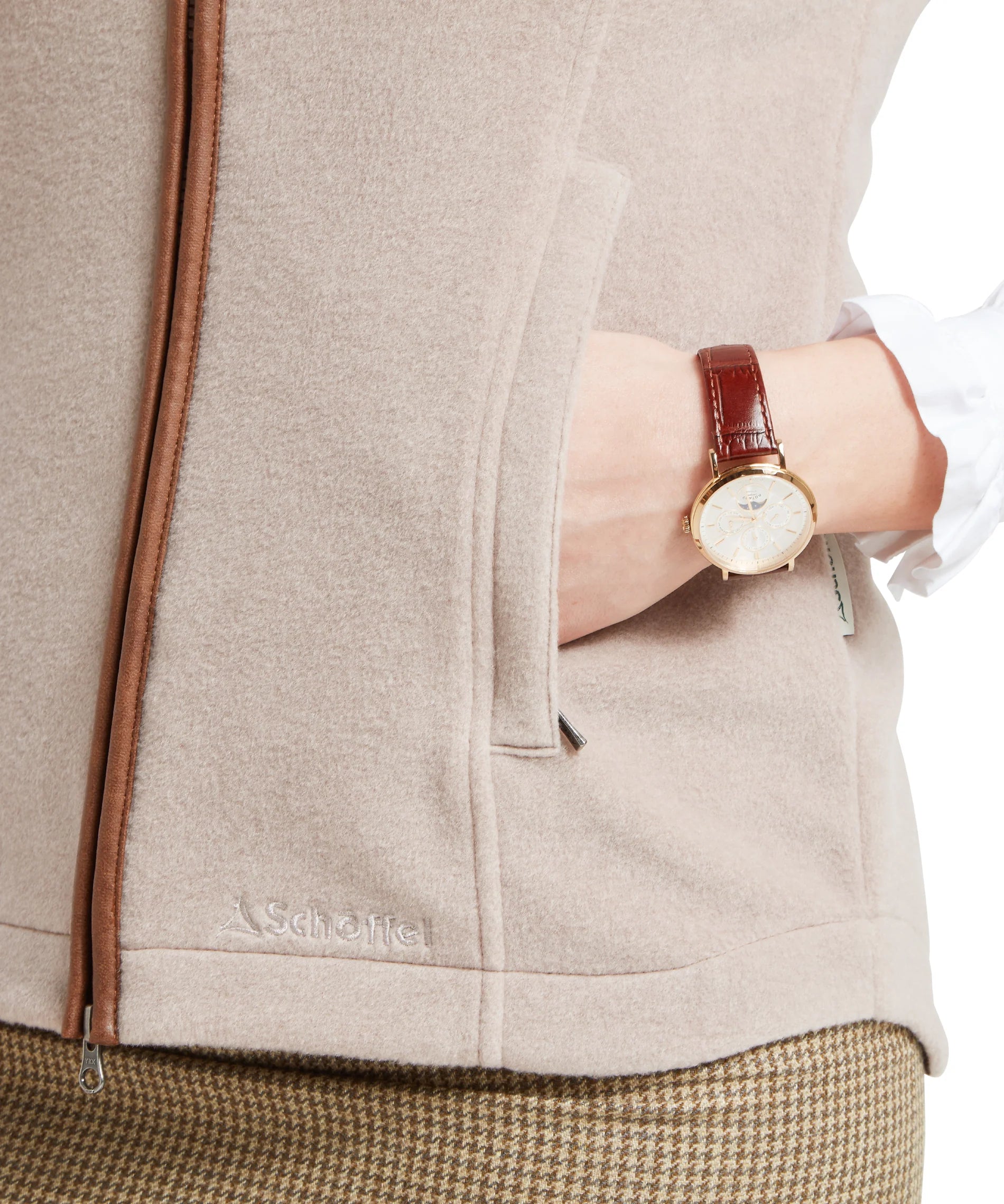 Schoffel Lyndon Fleece Gilet - Mushroom