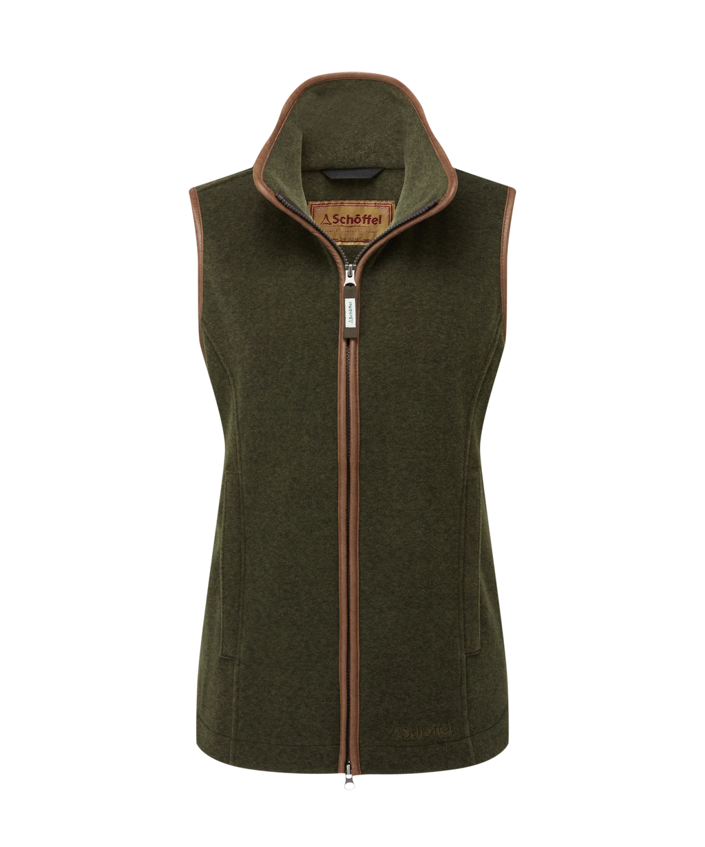 Schoffel Lyndon Fleece Gilet - Dark Olive