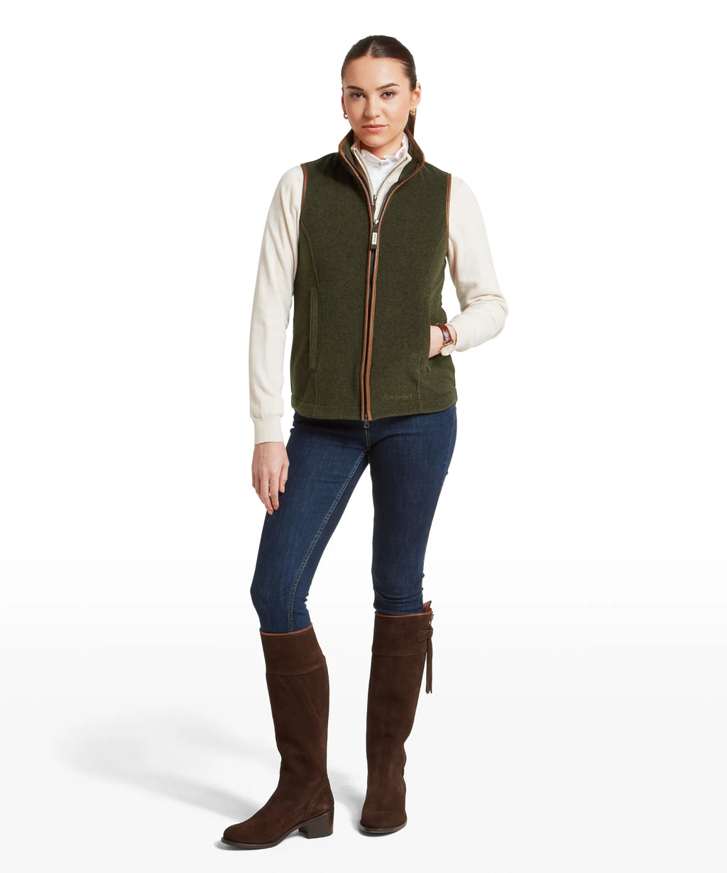 Schoffel Lyndon Fleece Gilet - Dark Olive
