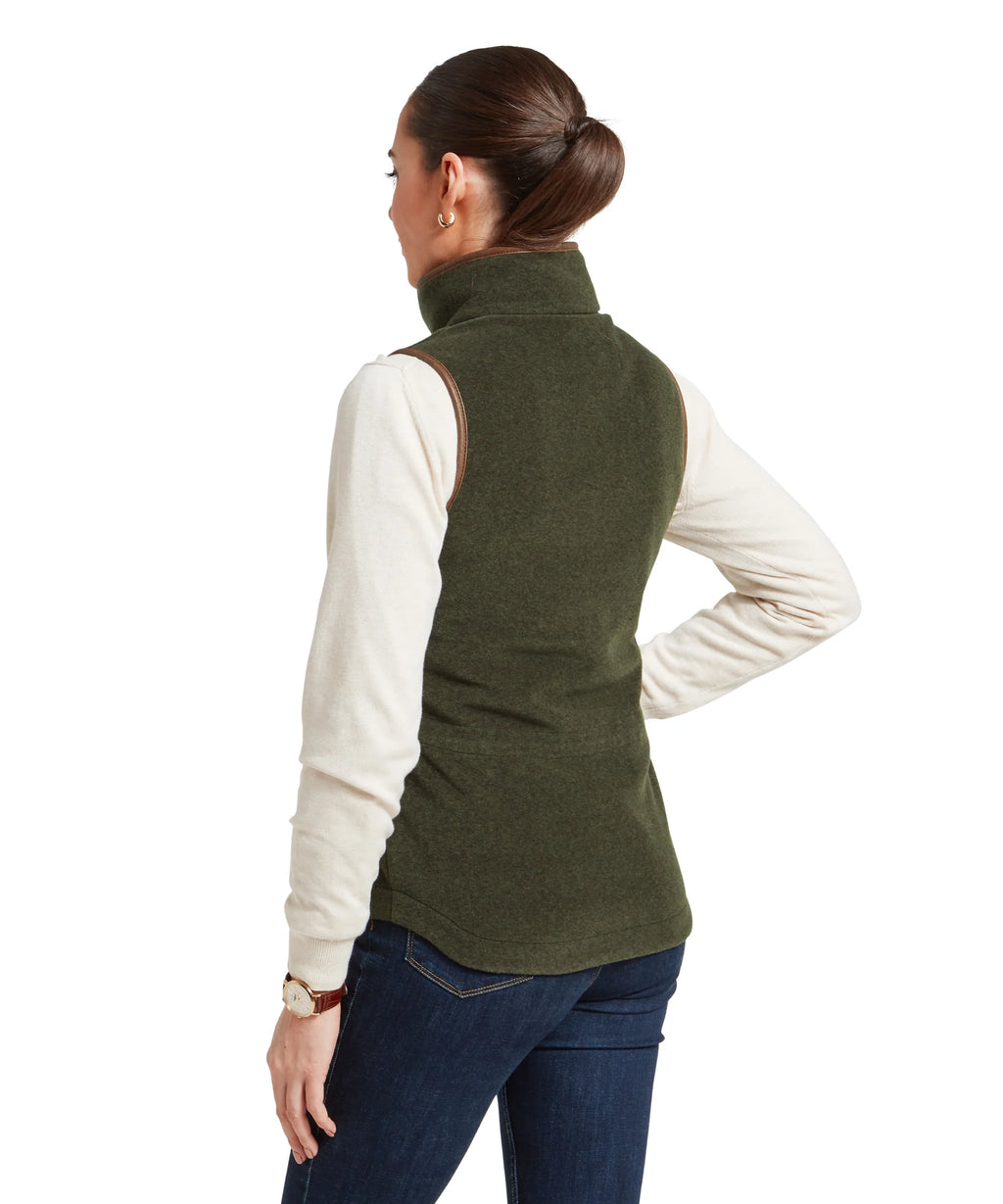 Schoffel Lyndon Fleece Gilet - Dark Olive