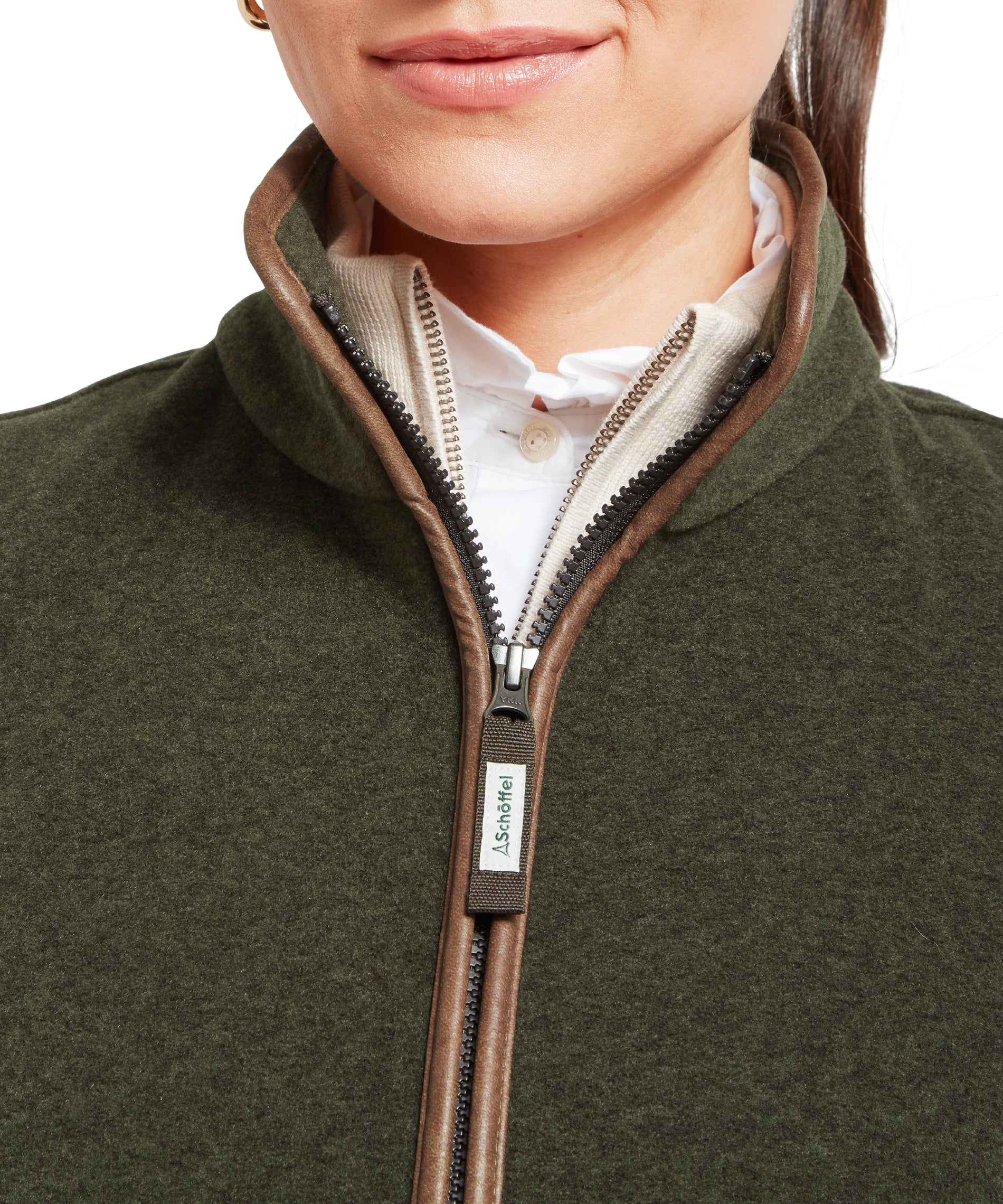 Schoffel Lyndon Fleece Gilet - Dark Olive