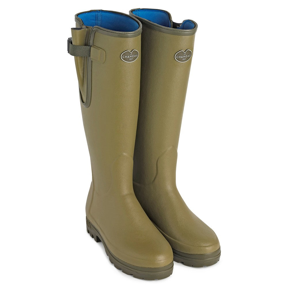 Le Chameau Womens Vierzonord Neoprene Lined Wellingtons - Vert Vierzon