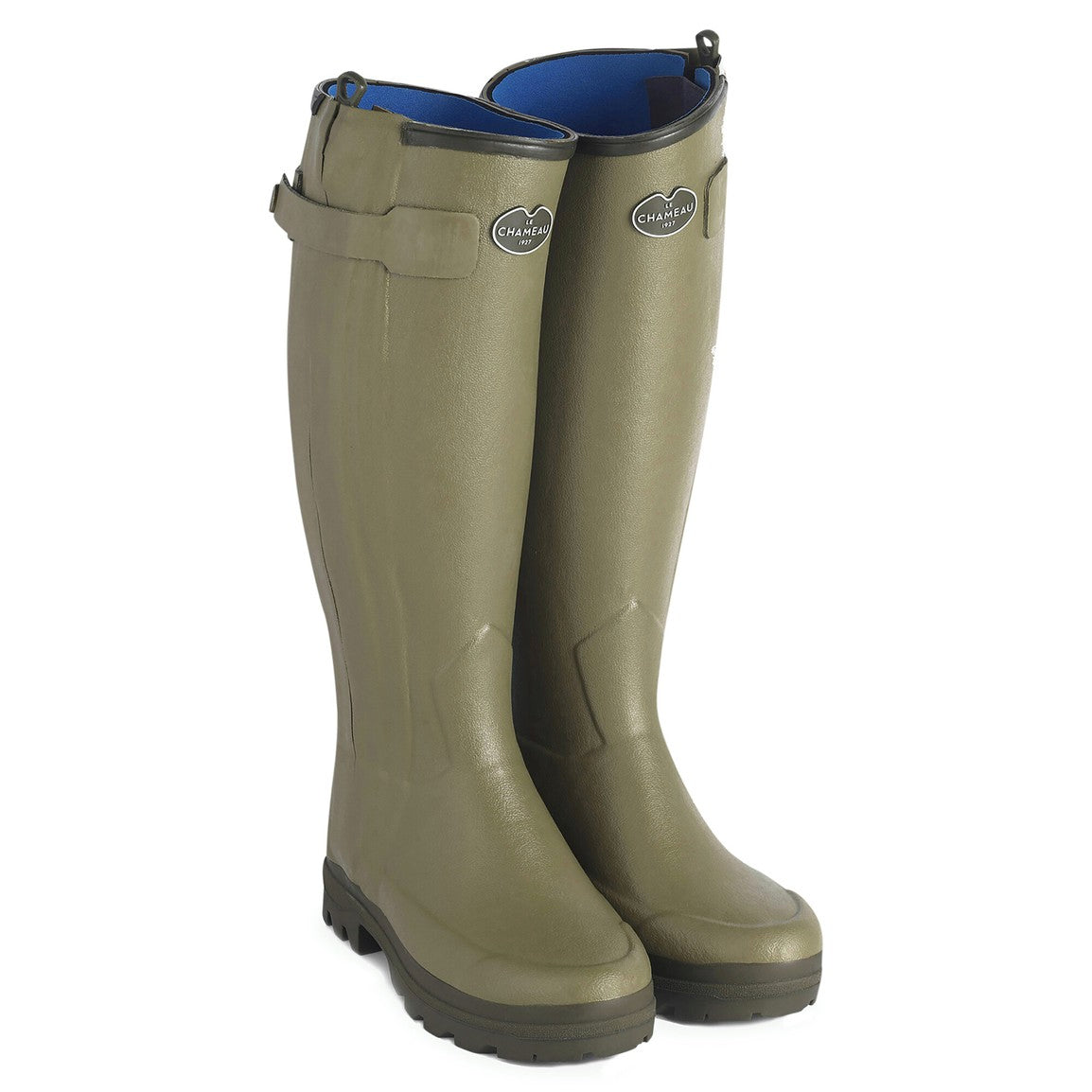 Le Chameau Womens Chasseur Neoprene Lined Boot - Vert Vierzon