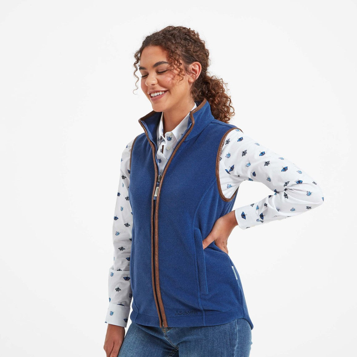 Schoffel Lyndon Fleece Gilet - Cobalt Blue