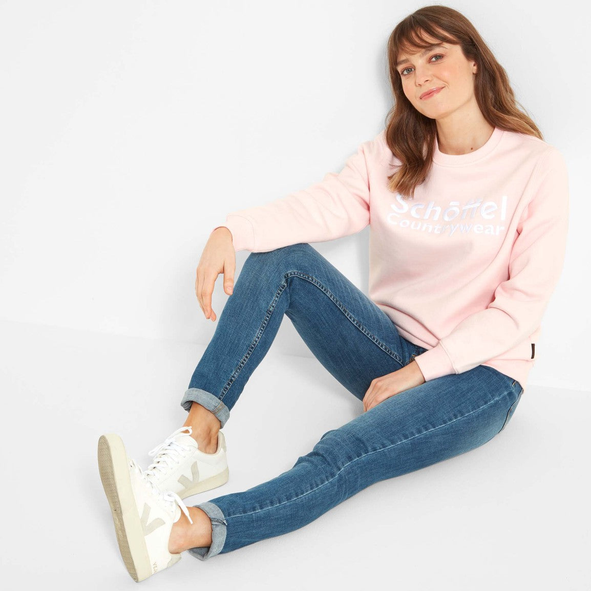 Schoffel Ladies St Helier Sweatshirt - Blush