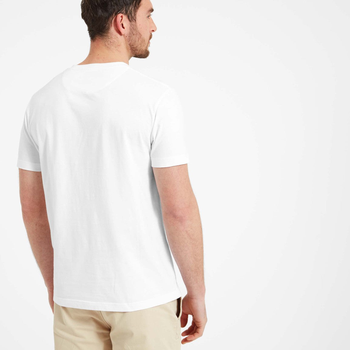 Schoffel Mens Heritage T-Shirt - White/Navy Logo