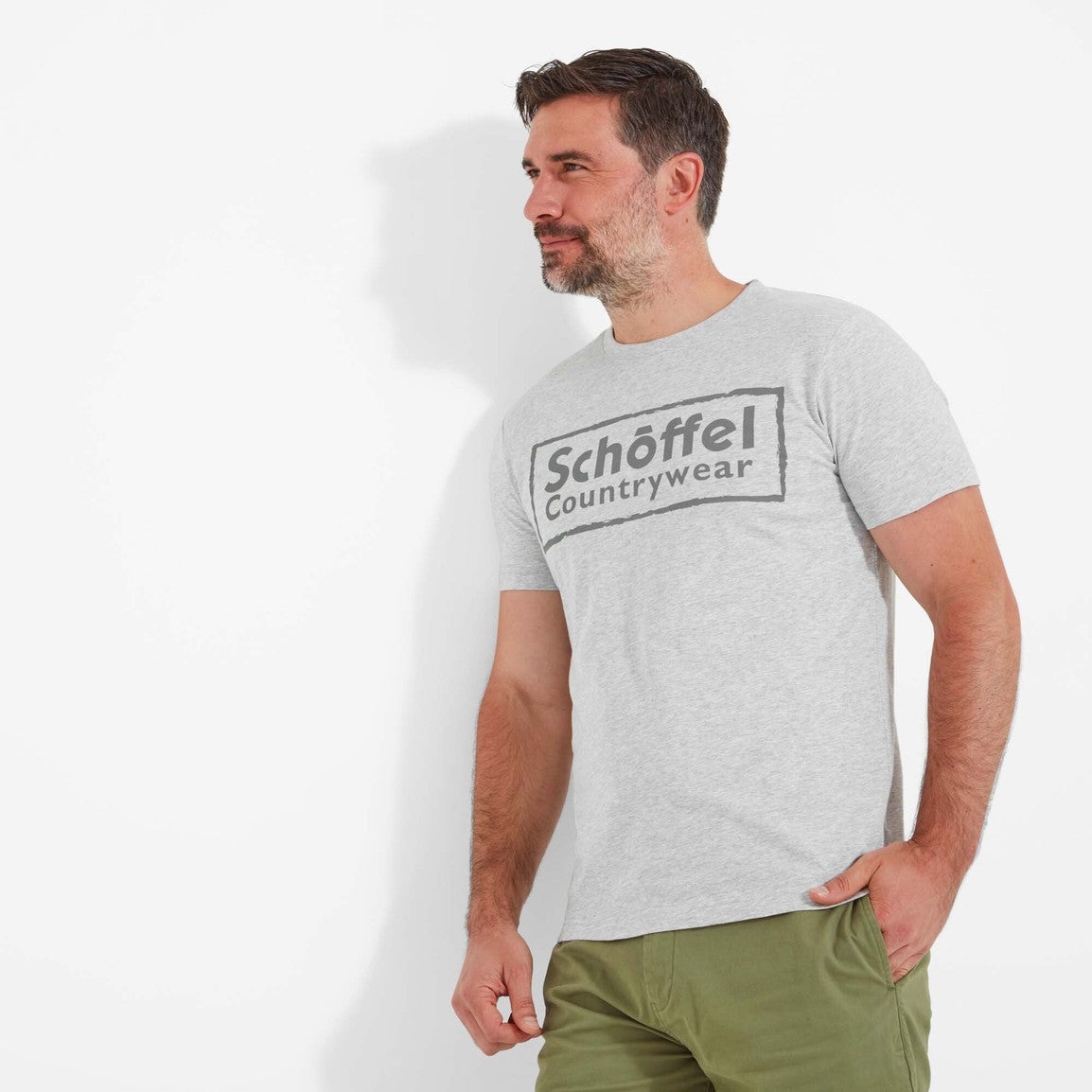 Schoffel Mens Heritage T-Shirt - Grey