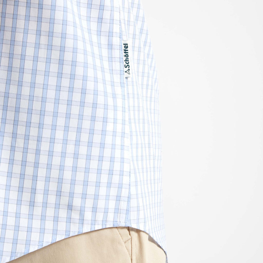 Schoffel Mens Harlyn Tailored Shirt - Blue Check