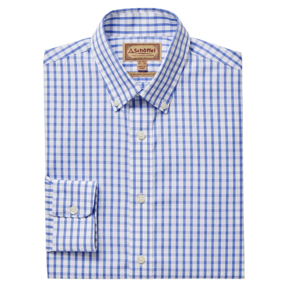 Schoffel Harlyn Shirt Blue/White Check