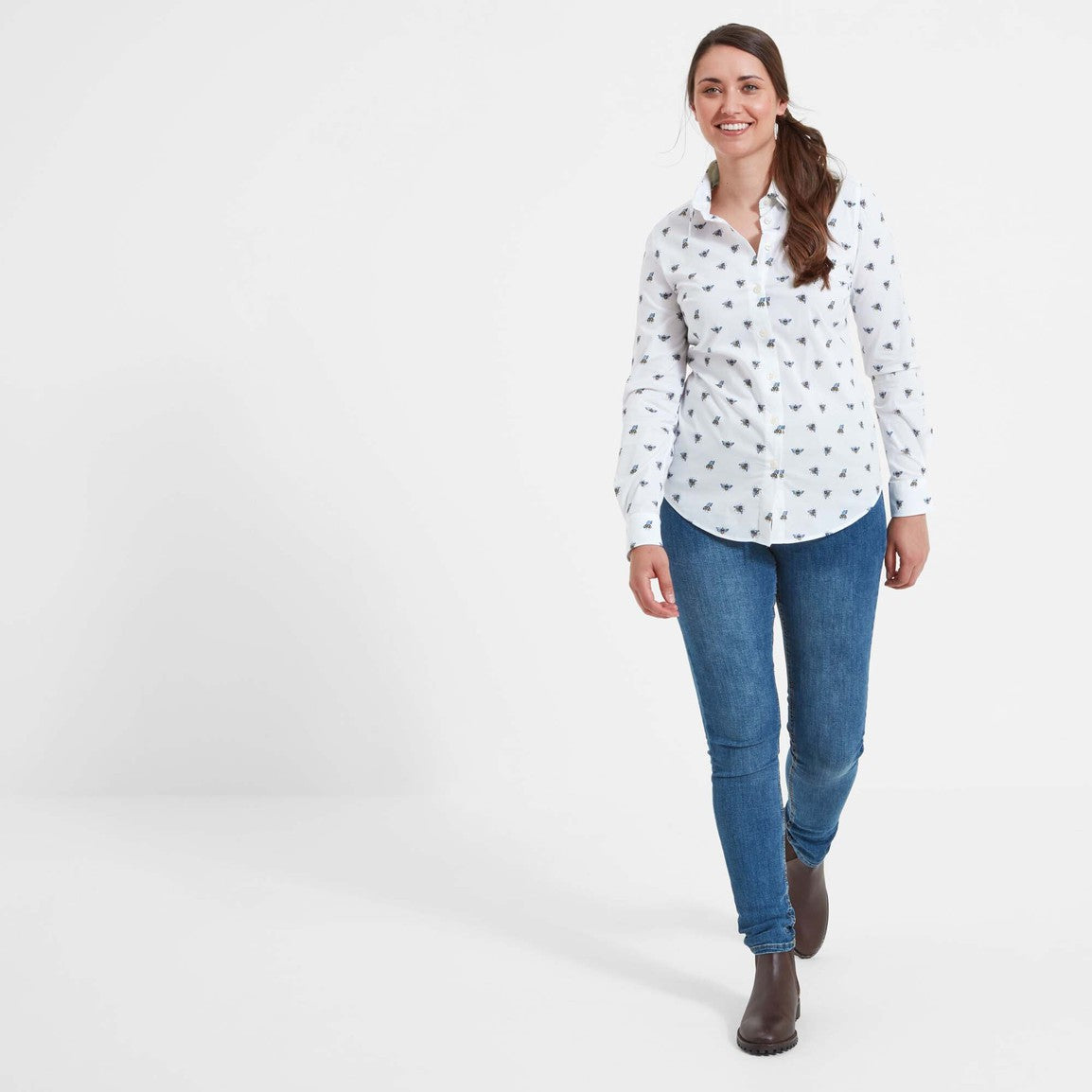 Schoffel Womens Norfolk Bee Print Shirt