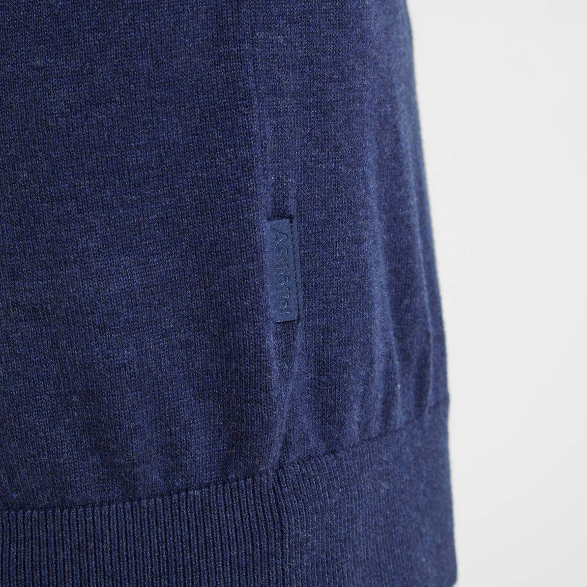 Schoffel Mens Pima Cotton 1/4 Zip - French Navy