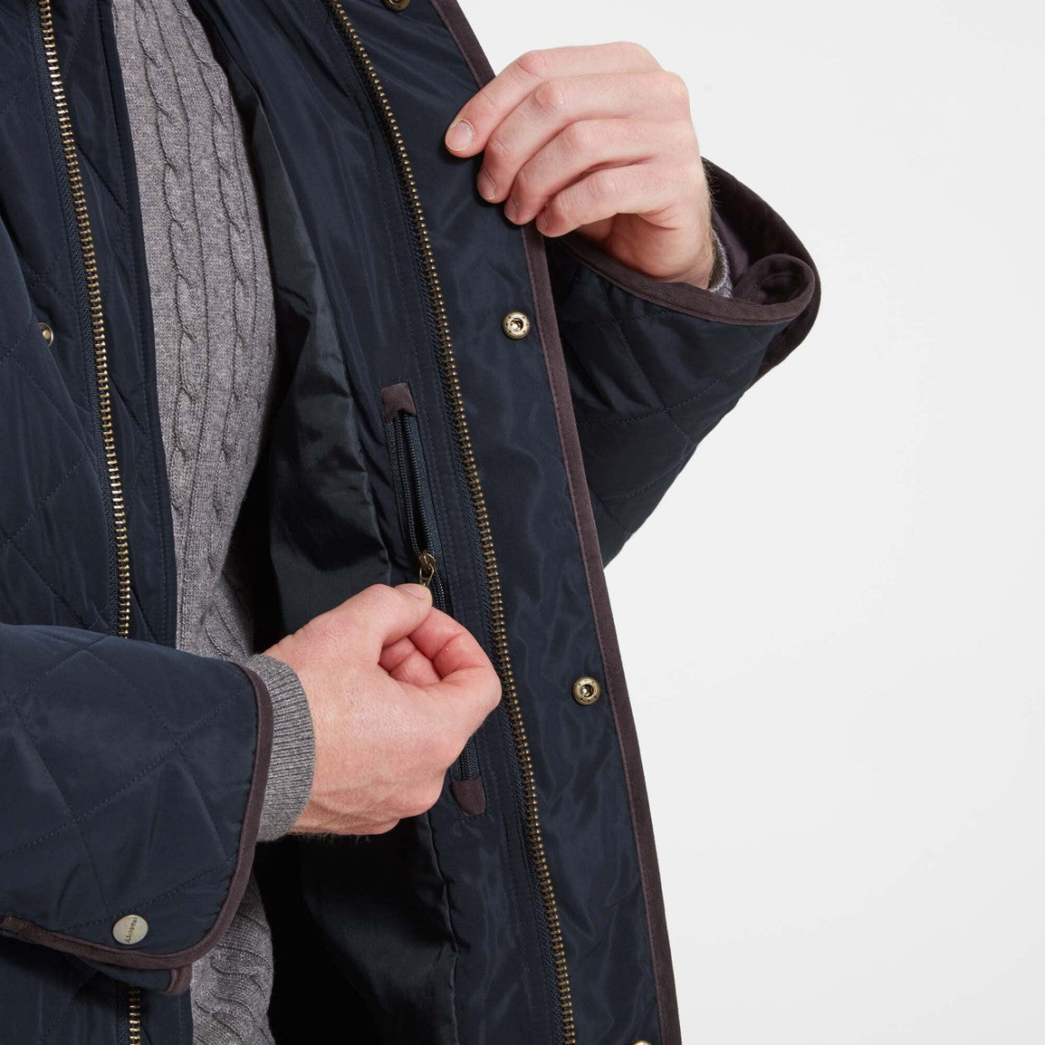 Schoffel Mens Barrowden Quilted Jacket - Midnight