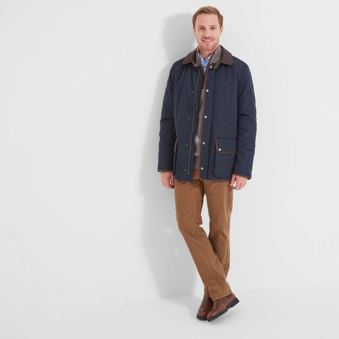 Schoffel Mens Barrowden Quilted Jacket - Midnight