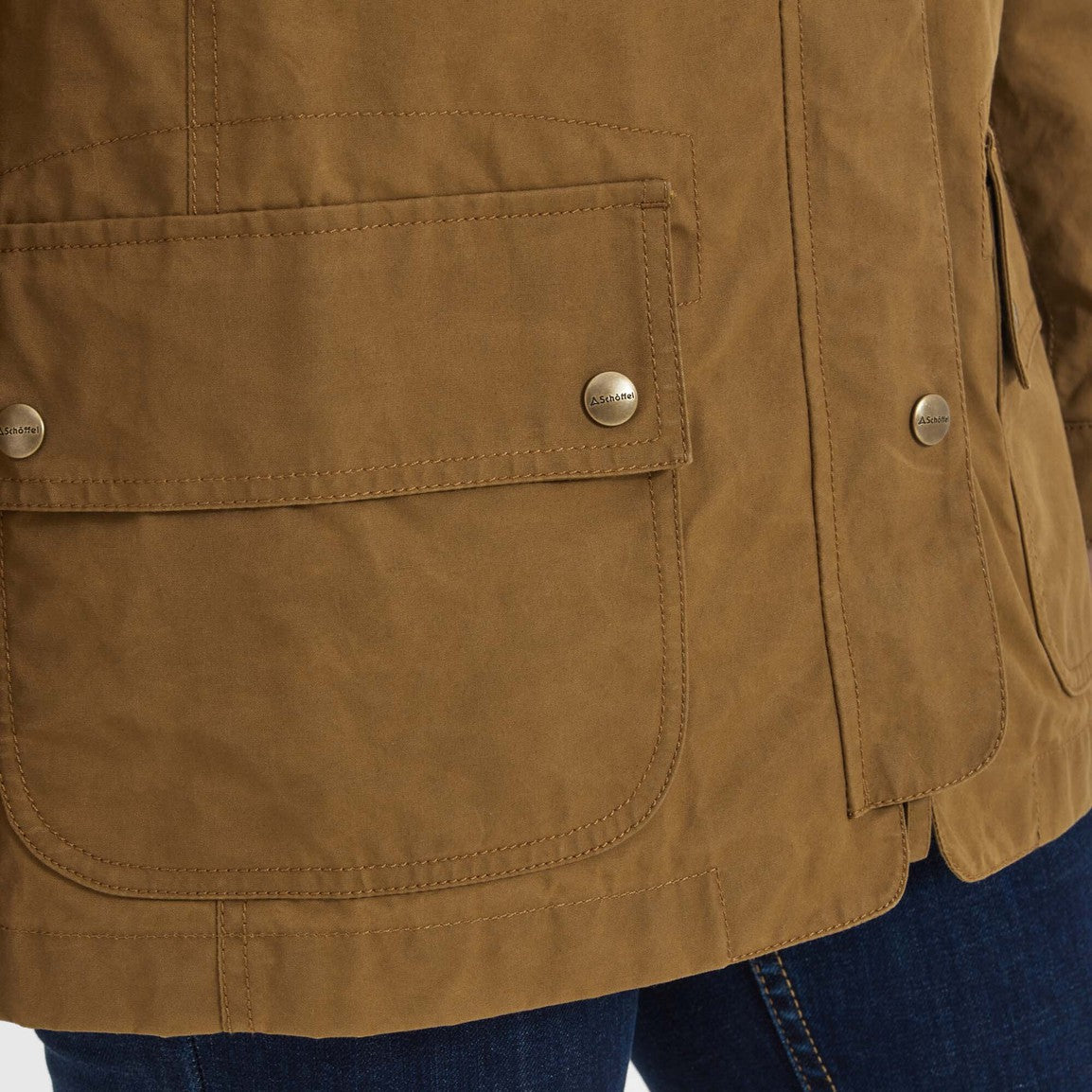Schoffel Ladies Pilton Wax Jacket - Bracken