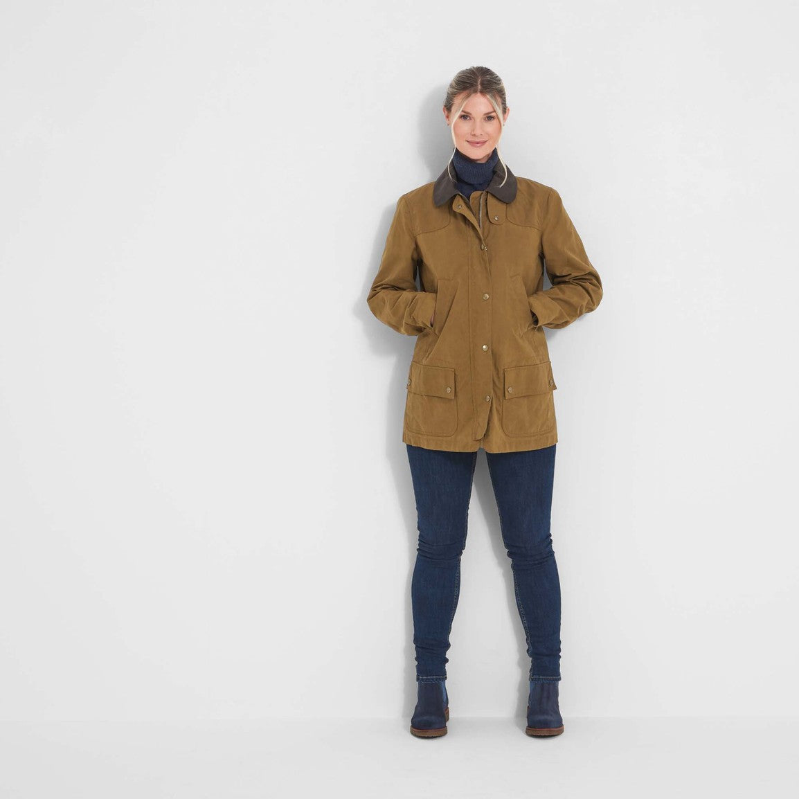 Schoffel Ladies Pilton Wax Jacket - Bracken