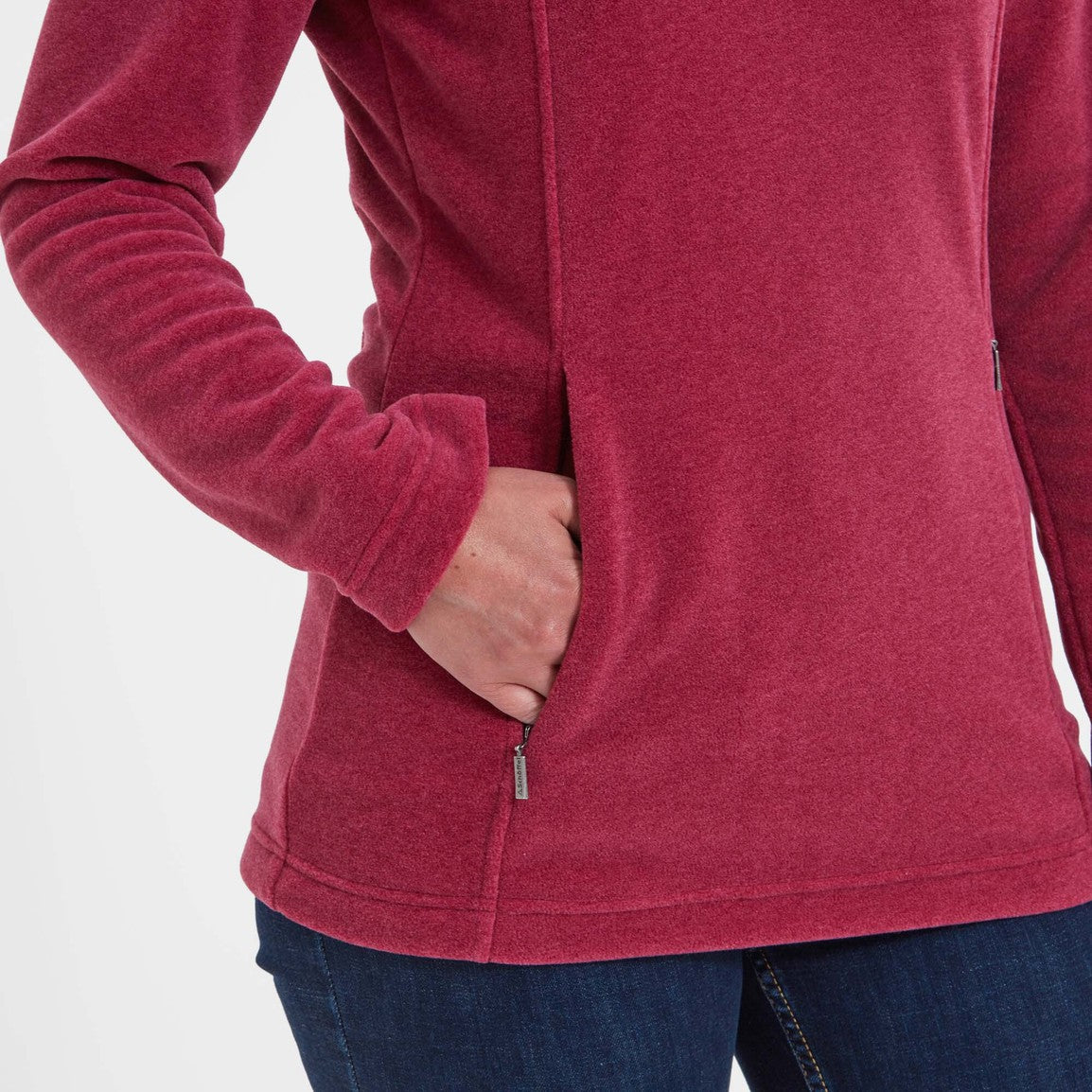 Schoffel Ladies Tilton 1/4 Zip Fleece - Mulberry